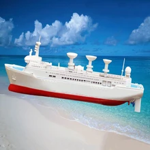 Free shipping DIY Space Tracking Ship Yuanwang Electric Model Kits Navigation Model ship Model Toys Wholesale is Cheaper