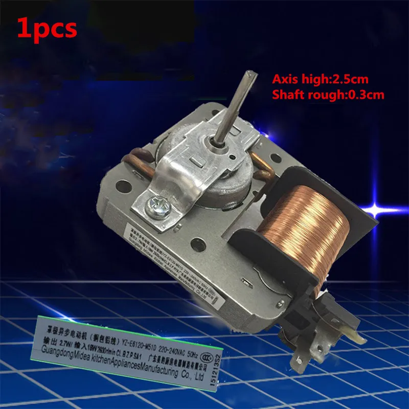 1pcs microwave oven fan cooling fan motor compatible model MDT 10CEF