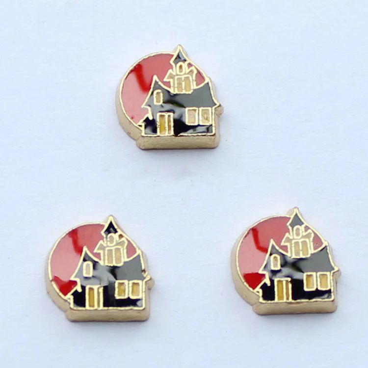 

20pcs/lot halloween castle floating living memory charms