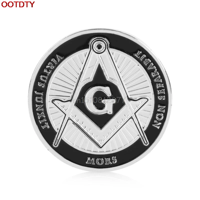 

Coins Gift 2017 Silver Plated Zodiac Masonic Freemasonry Commemorative Coin Collection Gifts #H0VH#