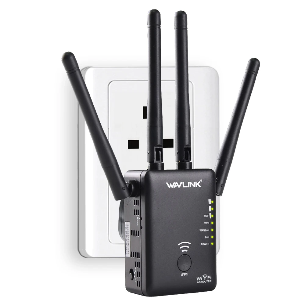 Wavlink AC1200 wifi ретранслятор/маршрутизатор беспроводной диапазон расширитель wifi усилитель с внешними антеннами wifi ретранслятор дальнего действия
