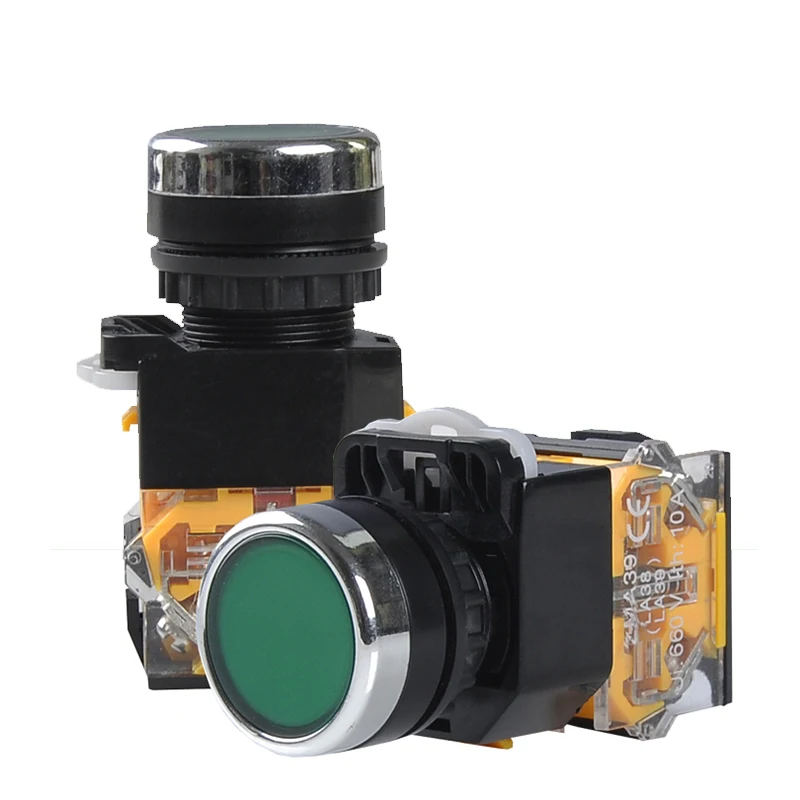 Free shipping Self resetting Push Button Switch Silver Contacts Switch