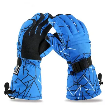 

Brand Men Skiing Gloves TPU Bag Waterproof Motorcycle Winter Snowmobile Snowboard Ski Gloves Warm Ride Thick Gloves free ship