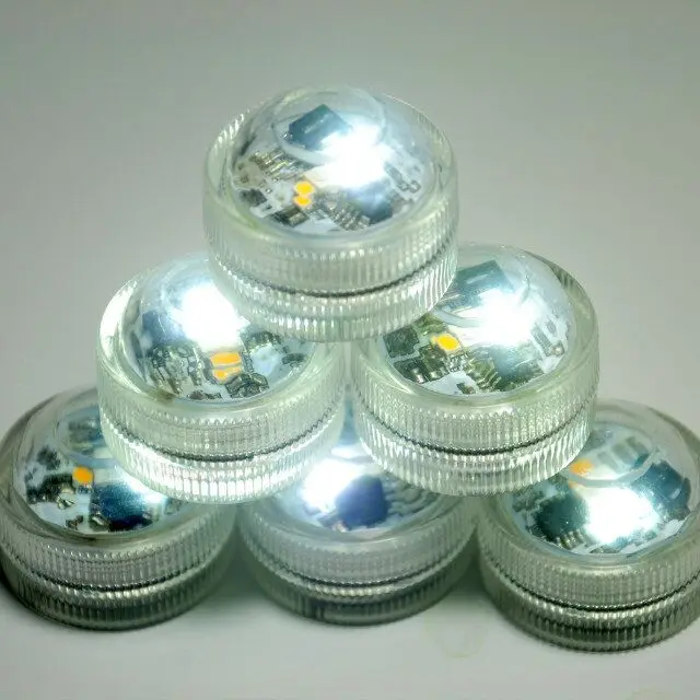 KITOSUN diamond Форма CR2032 Батарея белый, теплый белый и RGB LED Погружные Водонепроницаемый светодиод Цветочный Свет Свечи для свадебного декора