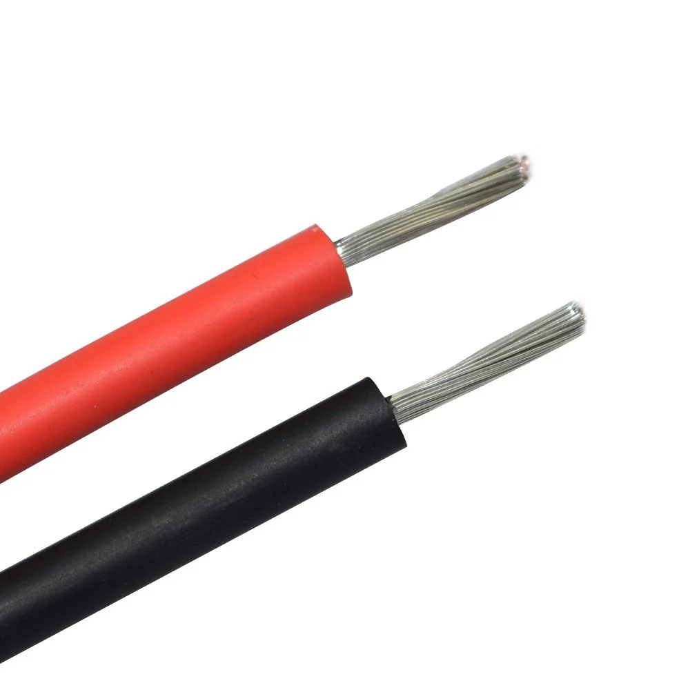 20m/50m/80m/100m 2,5mm/14AWG PV Power Solar Kabel draht kupfer leiter TÜV Schwarz + Rot Kabel 65ft/164ft/262ft/328ft