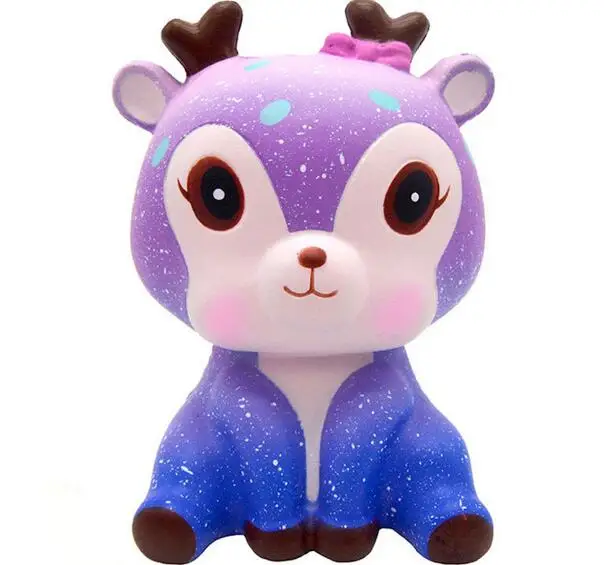 

Big Jumbo Cute Kawaii Deer Squishy Squeeze Squishi Squshy Toy Slow Rising for Adults Relieves Stress Anxiety Decoration