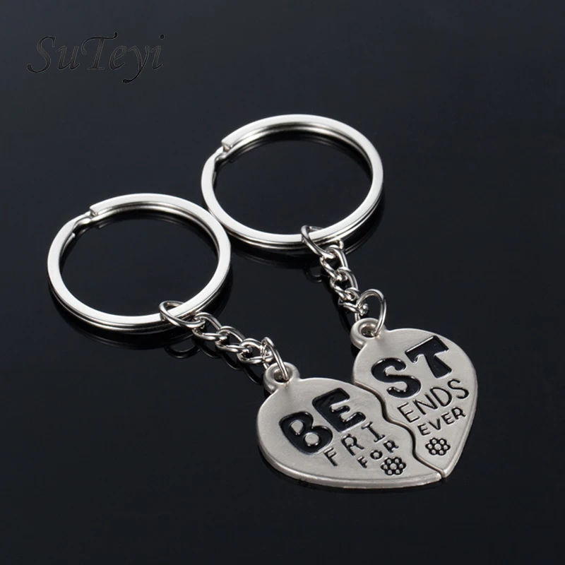 2 шт./компл. брелки с надписью Best Friends Forever|fashion key chain|key chainbest friend chains |