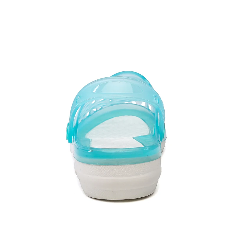 Women Sandals Jelly Shoes Peep Toe Summer Beach Shoes Zapatos De Mujer Ladies Slides Candy Color Flats Sandale Femme 2019