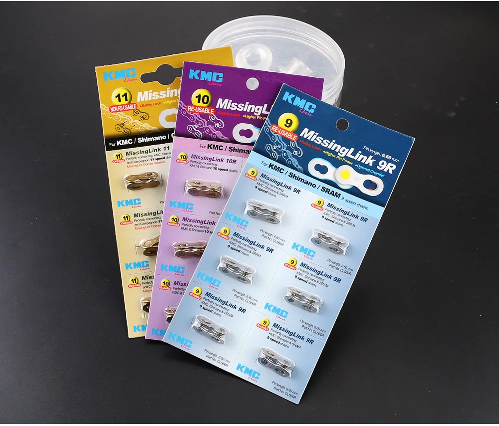 Discount KMC missing-link Authentic MTB bicycle Road bike lock 6/7/8/9/10/11 speed chain magic quick release buckle cycling accessories 6 Discount KMC missing-link Authentic MTB bicycle Road bike lock 6/7/8/9/10/11 speed chain magic quick release buckle cycling accessories 6