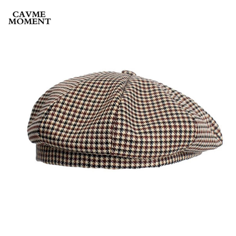 

CAVME Casual Men Women Berets Cap Hat Cotton for Ladies Femme Homme Winter Beret 65g 56-58cm Size