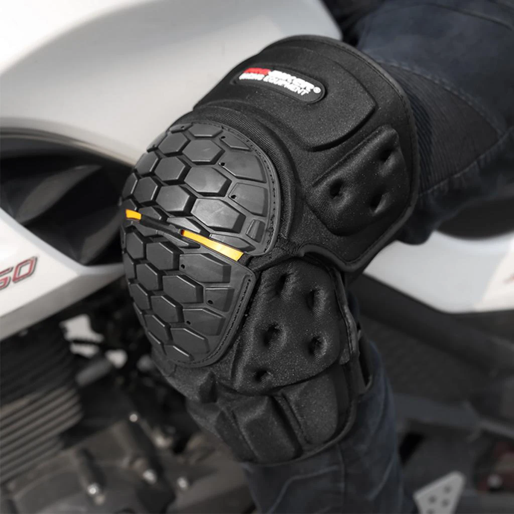 Comfortable Adjustable Motorcycle Knee Pads Guards High Intensity Motorcycle Knee Protectors Motocross Pad Armour knee Guard