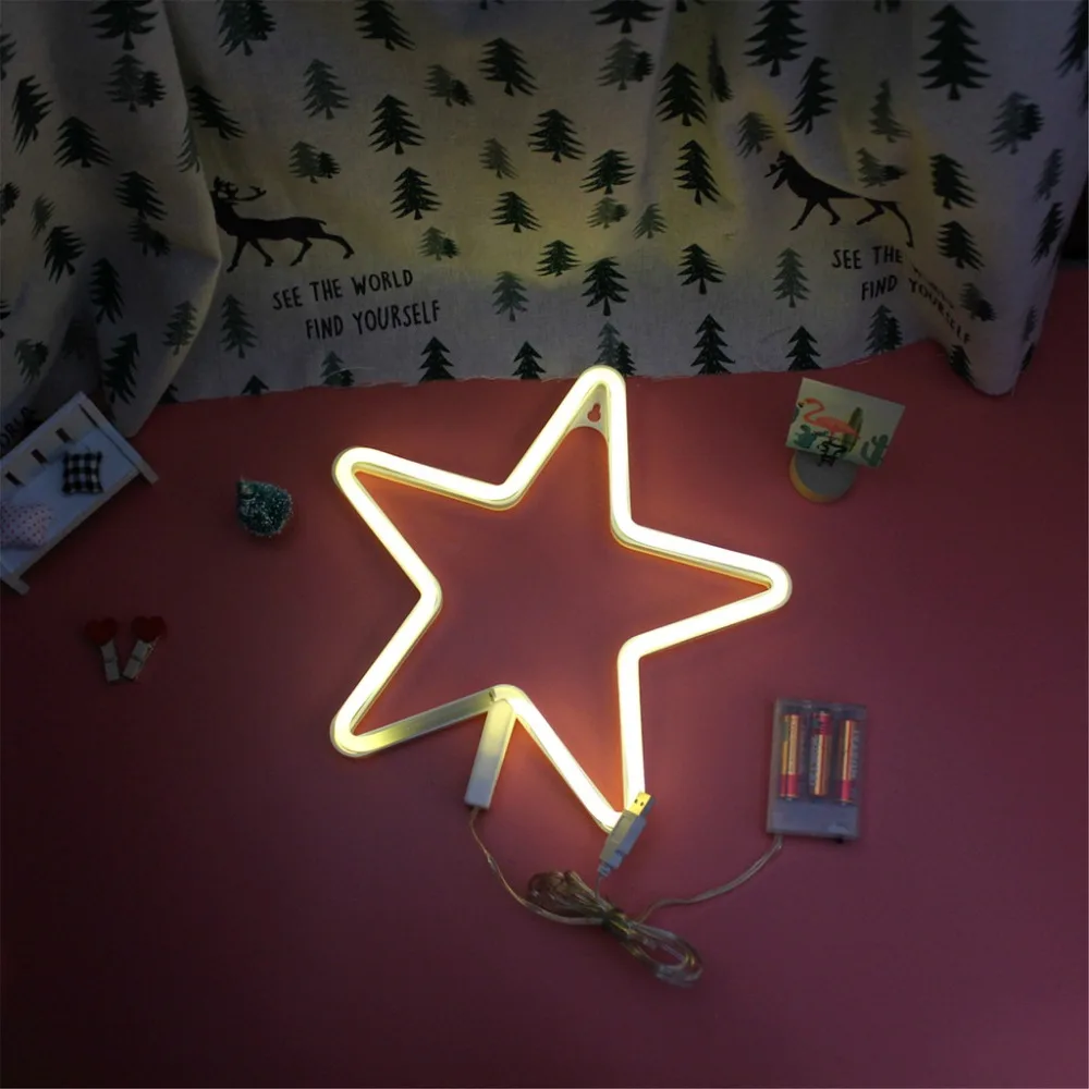 TONGER LED Light Star Moon Lightning Новинка USB/AA батарея питания лампа для украшения дома