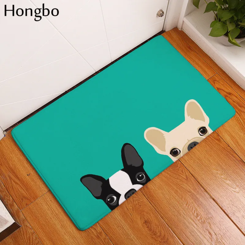 Нескользящие коврики Hongbo 40*60 см милые Мультяшные с бульдогом для щенков