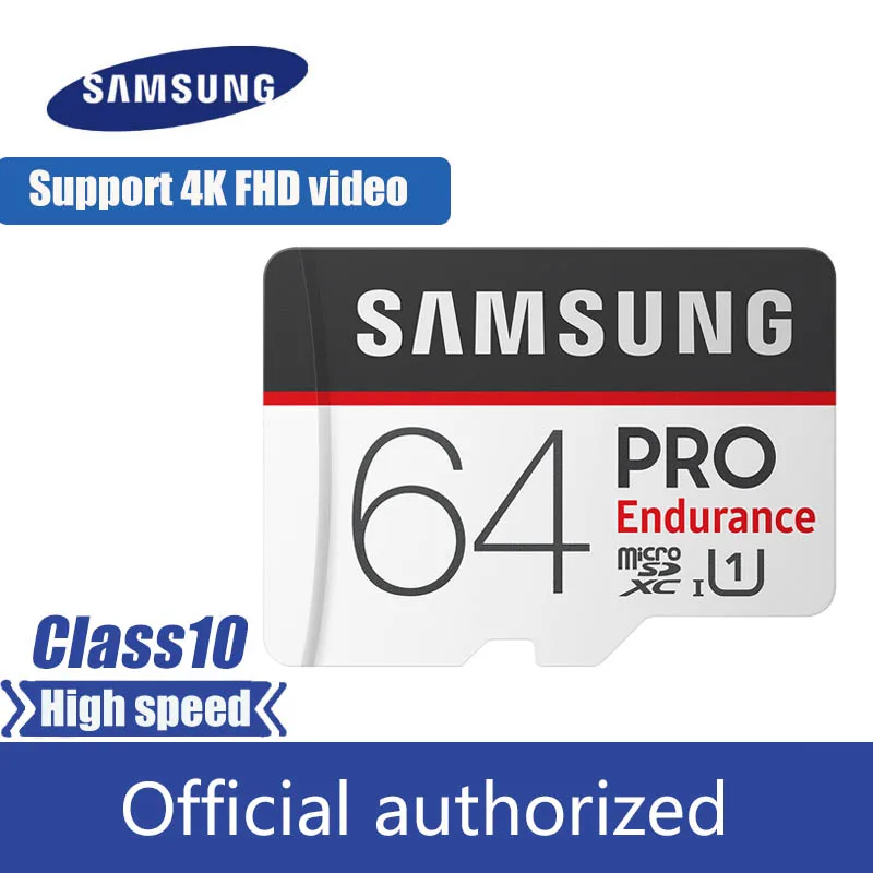 Купить 100% Оригинальные SAMSUNG PRO выносливость Micro SD Card 128 GB 16G 32 GB Class10 SDHC SDXC UHS 1 карты памяти MicroSD карты памяти 100 МБ с.