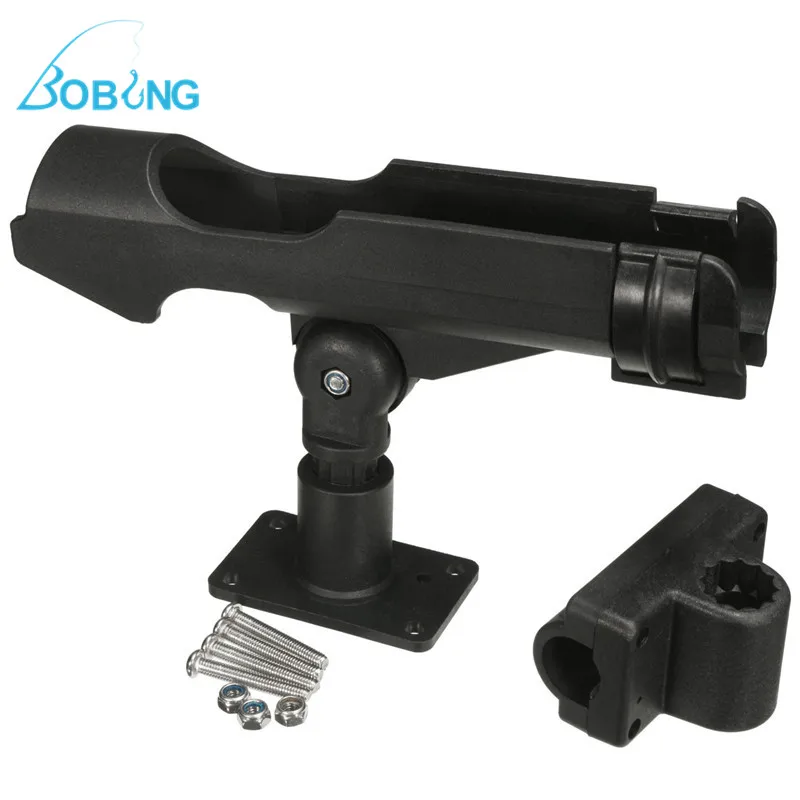 

Fishing Tackle Accessory Tool 360 Degrees Rotatable Fishing Rod Holder Bracket With Screws For Boat Assault Boats Kayaking Yacht