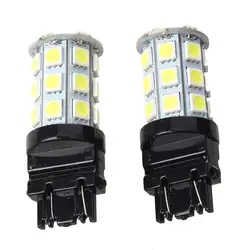 2 T20 3157 чистый белый 5050 SMD 27 светодиодный задний резервный светильник указателя поворота