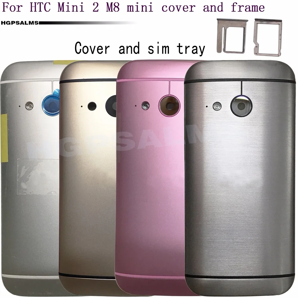 Для htc One Mini 2 M8 mini передняя рамка задняя крышка батарейного отсека задний корпус