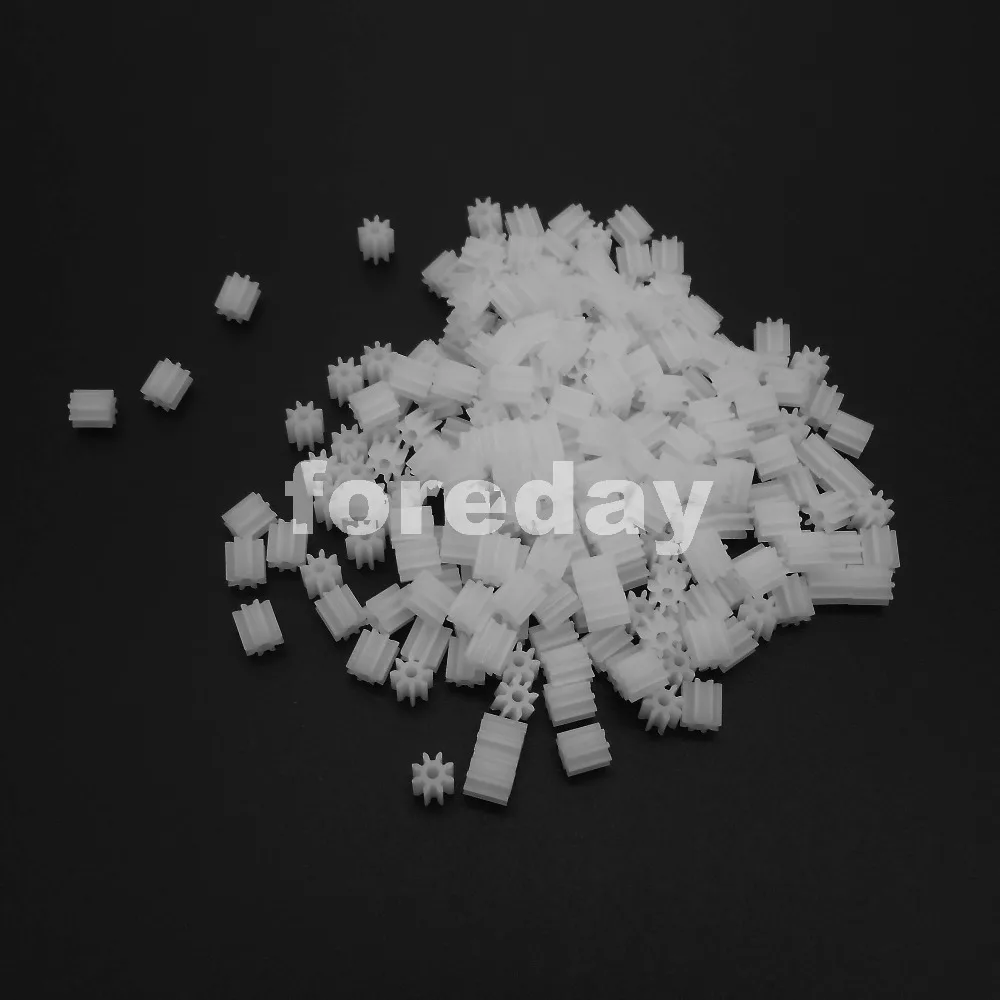 

NEW 100PCS 8T 8 Teeth 1.5mm DIY Gear 0.5 Modulus 8T DIY Model Accessories Plastic Spur Gear Aperture:1.5mm 100PCS/LOT *FD220X100