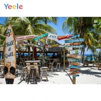 

Yeele Summer Holiday Camp Palm Tree Backdrops Photocall Photography Background Customized Photographic Backdrop For Photo Studio