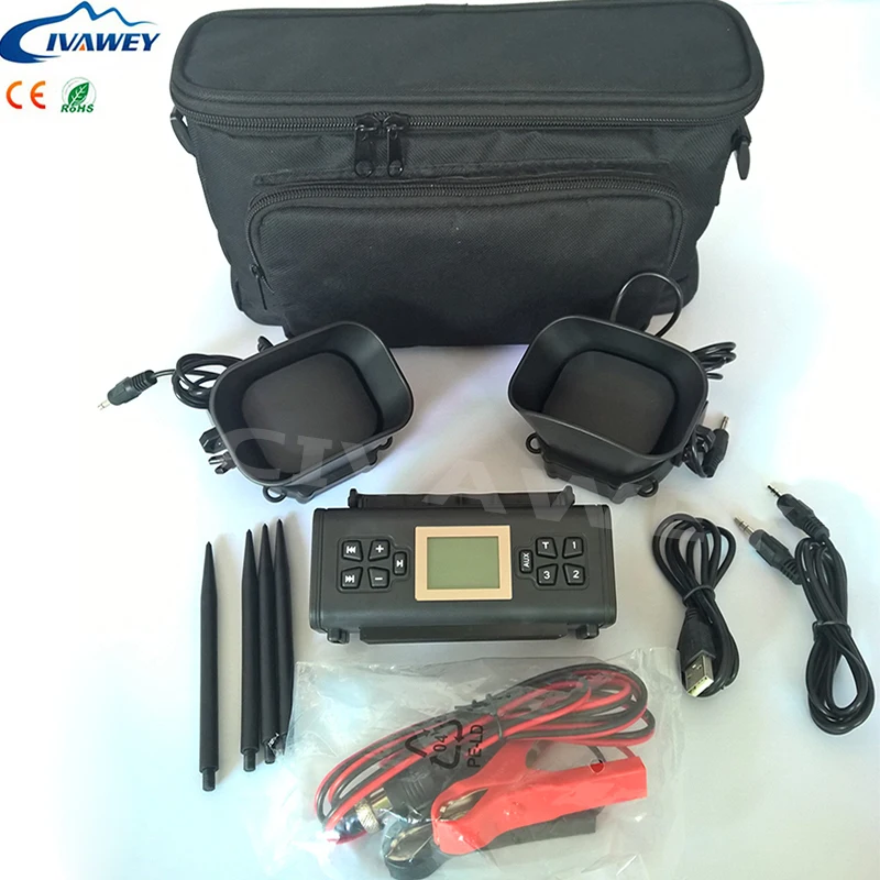 

200 sounds sealed design 2* 50w loud speaker within timer Goose Duck hunting decoy sounds hunting bird sound mp3 player