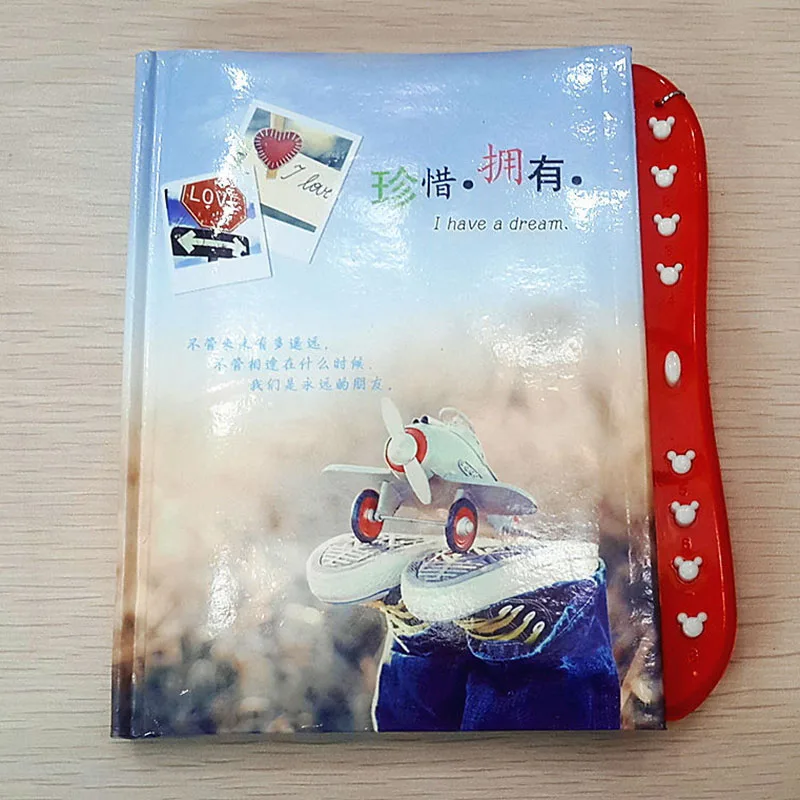 1 шт. случайный модный винтажный портативный дневник записная книжка креативный
