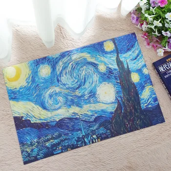 

Free Shipping 1 pcs Embroidered printing Non-slip mats Big Door Bathroom Carpet Bedroom Door Soft High Quality Floor Mat BAHE019