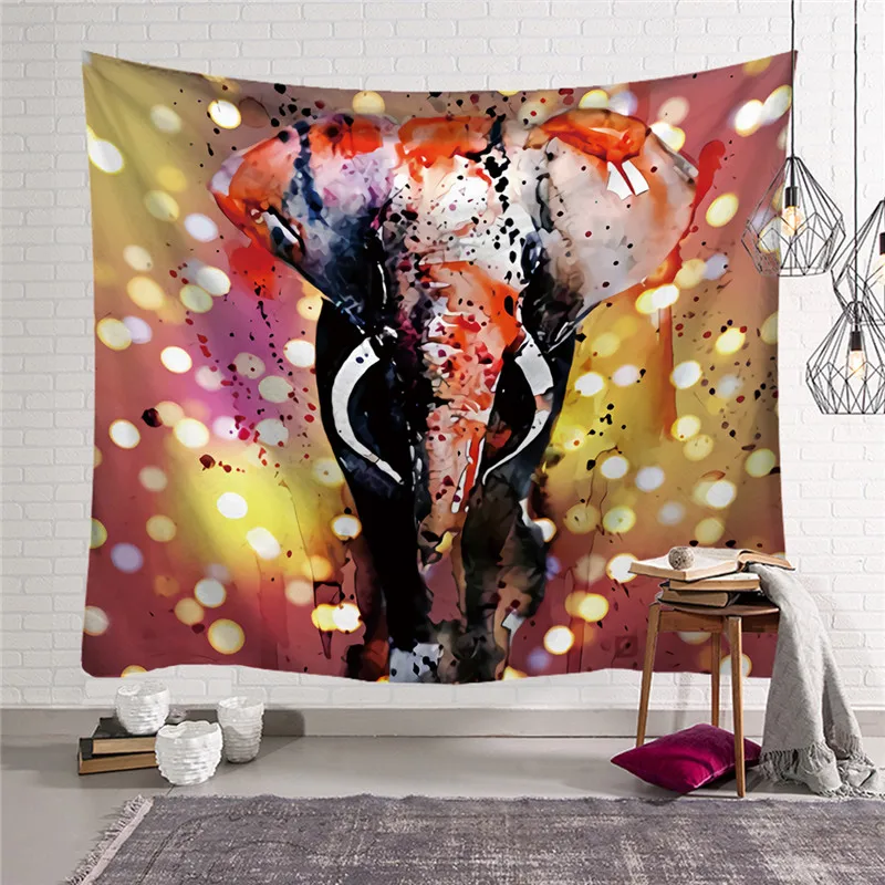 New Indian Style Animal Elephant Patterns Tapestry Wall Hanging For