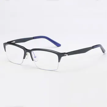 

6328 Optical Eyeglasses Frame for Men Eyewear Prescription Glasses Half Rim Man Spectacles Alloy Frame Eyeglasses