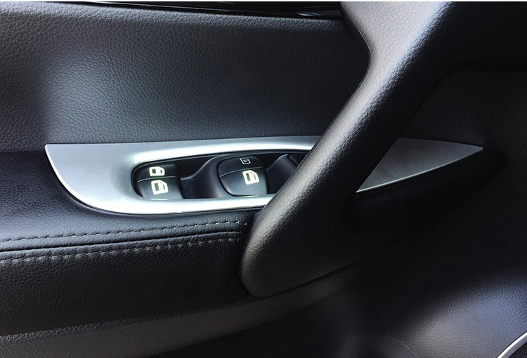 Для Nissan Rogue Sport Qashqai J11 хромированная дверь, окно, подлокотник, кнопка переключения, панель, отделка рамы
