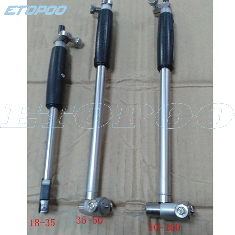 

1Pcs 18-35-50-160mm Inner diameter gauge measuring rod + Probe for indicator