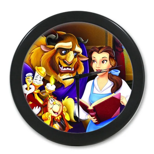 Hot Sales Vintage Wall Clock Customized Classic Cartoon Beauty and the