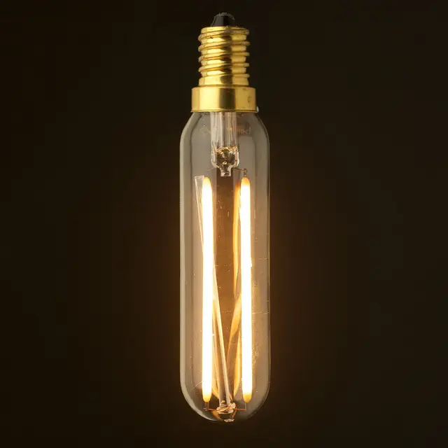 2w Edison T20 T6 Led Light Bulb Tubular Style Candelabra Filament 2w Edison T20 T6 Led Light Bulb Tubular Style Candelabra Filament Lamp Warm White E12 E14 Base Dimmable