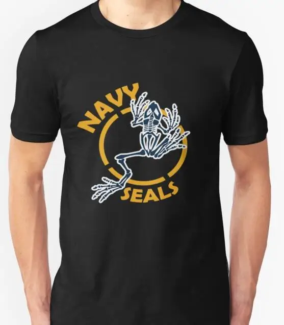 

New 2019 Hip Hop U.S Navy Seals T-Shirt Frog Skeleton Seal Team Six Special Ops Usa Sweatshirt