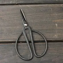 DHL цена Китайский традиционный ручной работы винтажные ножницы 121 мм кованый углерод стальные ножницы для бонсай