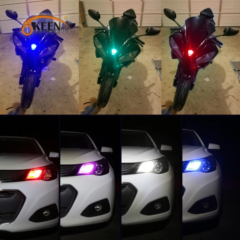 OKEEN 1 комплект 10 светодиодов 3535 SMD RGB T10 194 168 W5W Автомобильная Лампа для чтения