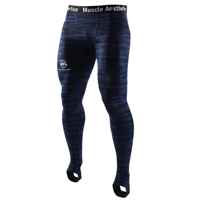 Новые мужские компрессионные брюки для бодибилдинга, бегунов, фитнеса, быстросохнущие обтягивающие леггинсы для мужчин, чистый цвет, Кроссфит, колготки, брюки