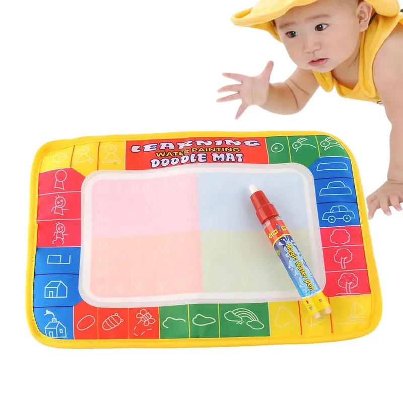 

Magic Drawing Book Doodle Mat Educational Water Drawing Doodle Mat Kids Painting Board Toys for Kids Boys Girls Birthday Gift