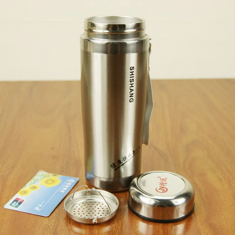 New 500ml Stainless Steel portable thermos cup vacuum flask cup water