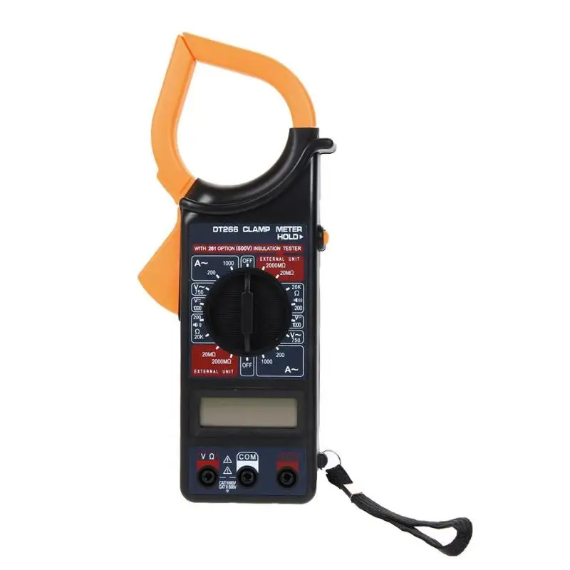 

2019 Multimeter Volt AC DC Tester Clamp Meter Digital Meter Test Lead Electrical Instruments Digital Voltmeter Ammeter Ohmmeter