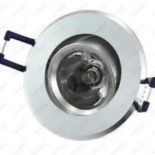 1 Вт высокое Мощность утопила свет Кабинета Приспособление Лампа ясно Стекло