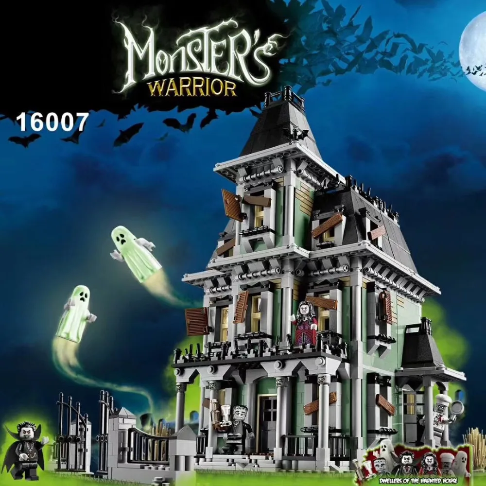 

Lepin 16007 2141Pcs Monster fighter The haunted house Model set Building Kits Model Compatible With 10228