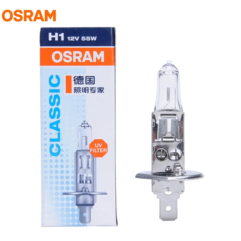 OSRAM H1 H3 H4 H7 3200K 12V оригинальные запчасти, головной светильник, противотуманная фара, Автомобильная галогенная лампа OEM, автомобильная лампа, сделано в Китае 1X