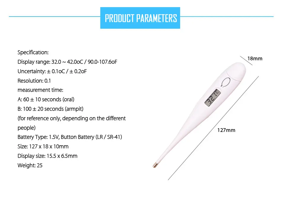 Детский цифровой ЖК-термометр, детские инструменты для измерения температуры, Домашний Электронный термометр, уход за телом