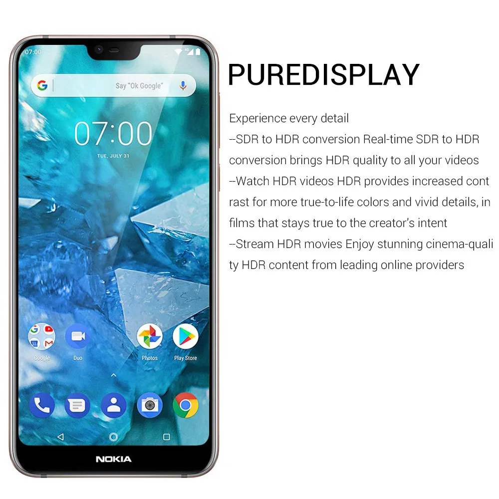 Оригинальный мобильный телефон Nokia 7 1 глобальная версия 4G LTE TA 1097 5 84 &quotSnapdragon 4 Гб RAM