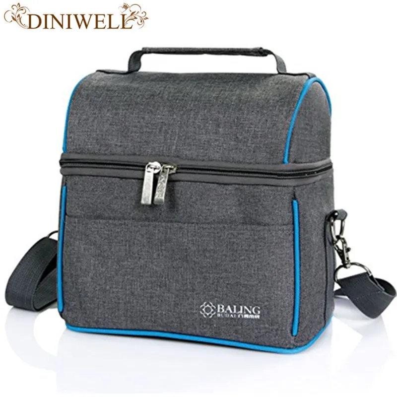 

Mummy Shoulder Thermal Insulated Lunch Bag Picnic Refrigerator Cooler Fit Fresh Food Storage Womens Kid Thermo Ba