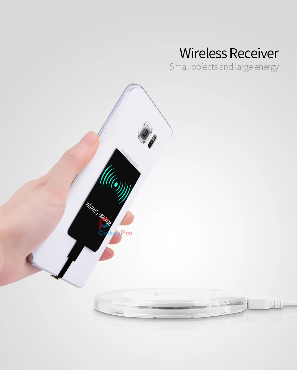 QI Wireless Charger Receiver micro usb 1