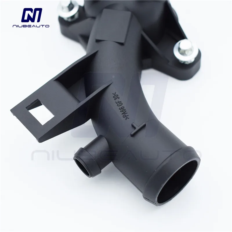 NIUBEAUTO Thermostat Housing Water Pump Outlet For Opel Astra J Adam Corsa D Meriva B A14XEL A14XER 25192985 1338022 55562048