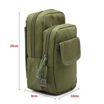 

Tactical Military Nylon EDC Waist Bags Mobile Phone Utility Pouch Fanny Packs US Warehouse