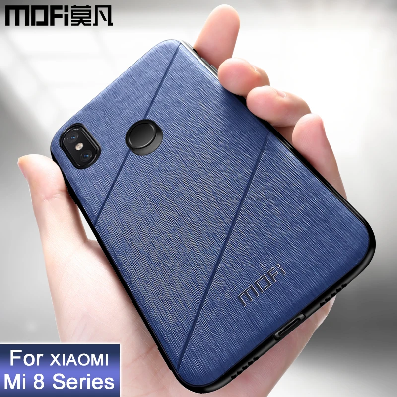 

MOFi original Xiaomi Mi8 case mi 8 SE back cover shockproof phone case business capas coque xiaomi mi 8 explorer case