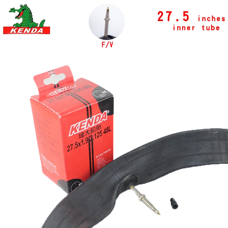 Kenda-Bicycle Inner Tube Rubber Tire, Cycling Rubber Parts, 27 ", 27.5", 1.5 ", 1.75, 1.9, 2.125 AV, FV, BMX
